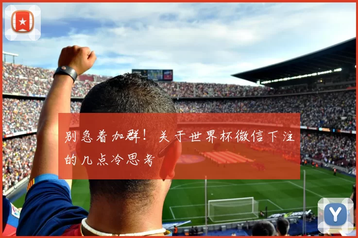 别急着加群!关于世界杯微信下注的几点冷思考