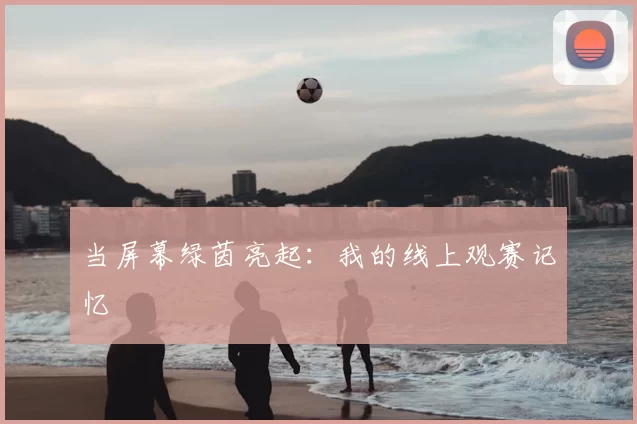 当屏幕绿茵亮起:我的线上观赛记忆