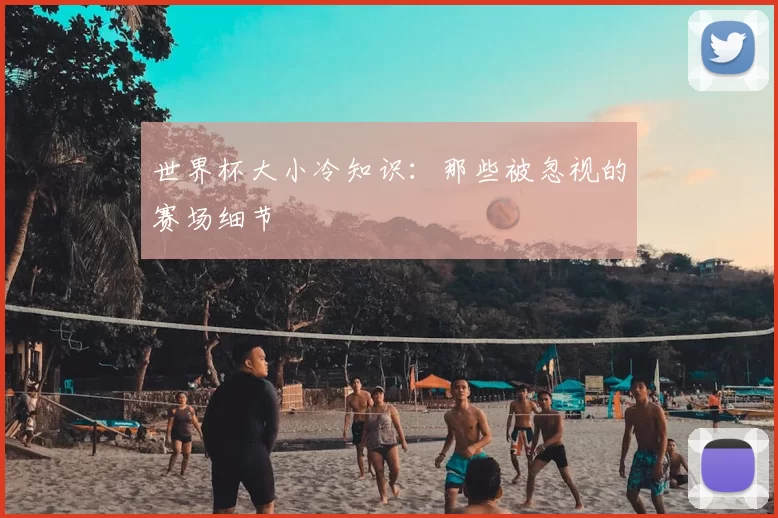 世界杯大小冷知识:那些被忽视的赛场细节