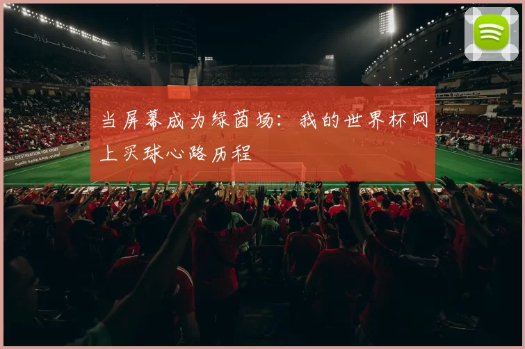 当屏幕成为绿茵场:我的世界杯网上买球心路历程